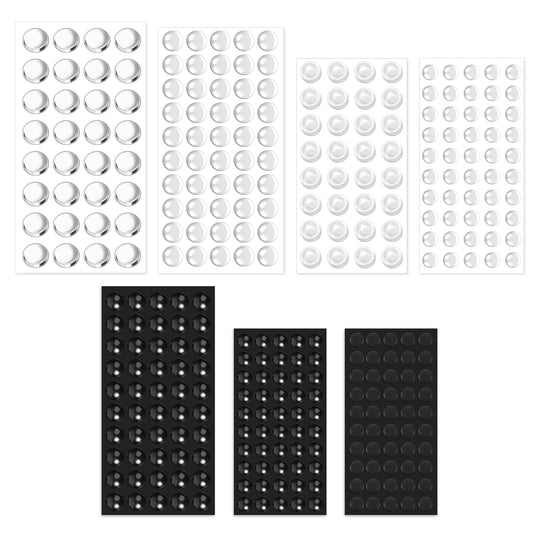 332 Pcs Bump Dots for Visually Impaired Braille Bump Dots Stickers Silicone Bump Dots Blind or Supplies Raised Tactile Dots Braille Stickers for Low Vision Aid Visually Impaired