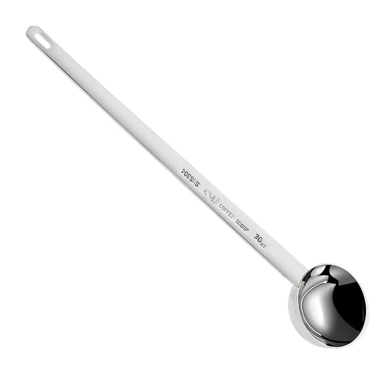 2 Tablespoon Coffee Scoop 18/8 Stainless Steel Metal Measuring Spoons, 9.7" Long Handle Tablespoon Scoop Cucharas para Cafe for Ground Coffee, Espresso, Tea, Sugar (2tbsp/ 30ml)