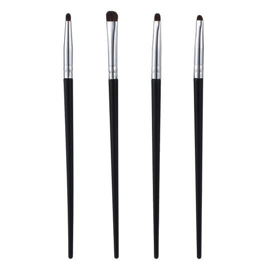 Eyeshadow Brushes, 2Set 8Pcs Eye Makeup Brush, Mini Smudge Brush, Eyeliner Brushes, Professional Eye Make up Brushset for Eyeshadow, Eyeliner Blending, Highlighter, Eyebrow Concealer(Black)