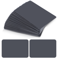 20 PCS NFC Cards, Rewritable NFC Business Card Black Blank NFC Tags Programmable NFC Cards 504 Bytes Memory NFC Tag Easy Convenient NFC Business Card Chip for All NFC Enabled Phones and Devices, Black