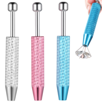 3 Pcs Piercing Ball Grabber Tool, Piercing Removal Tool for Changing Jewelry 4-Prong Claw Stainless Steel Piercings Changing Tool Gem Picker Tool for Tiny Objects Septum Ball Screw Tools Nose Ring