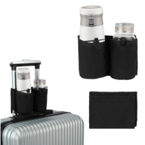 Luggage Cup Holder for Suitcases Travel Essentials Hands-Free Drink Holder Travel Cup Holder for Luggage, Airplane Travel Essentials Suitcase Cup Holder for Women Flight Attendants Suitcase Handles