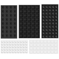 204 PCS Bump Dots for Visually Impaired, Adhesive Dot Braille Stickers Assorted Styles Bump Dots for Visually Impaired Low Vision Elderly Blind