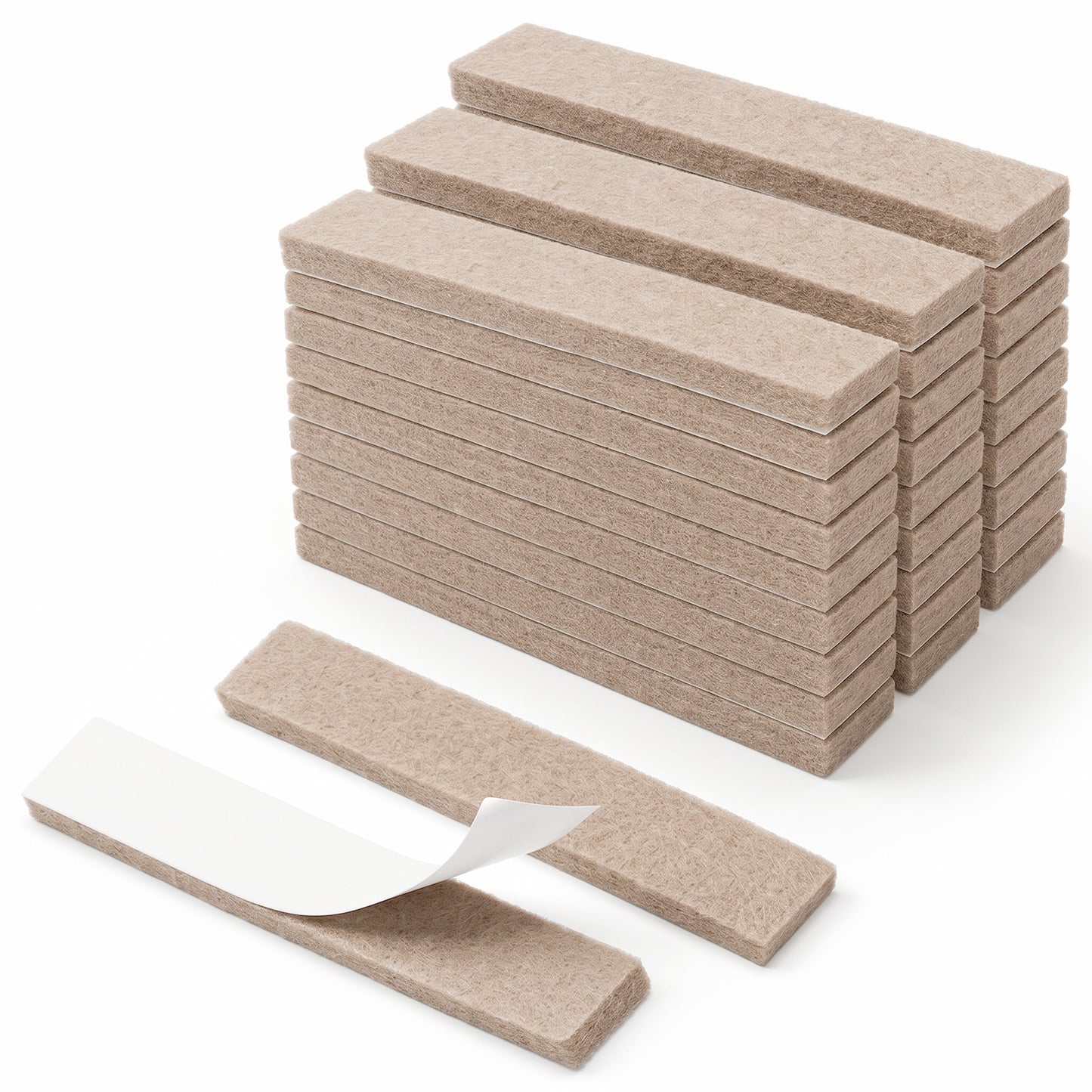 30 PCS Felt Strips with Adhesive Backing, Adhesive Felt Strips
