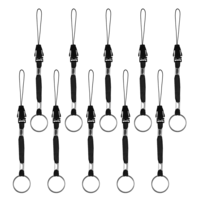 Psyqtsuary 10 Pcs Hand Wrist Strap Lanyard Nylon Lanyards Camera Strap Lanyard String USB Lanyard Phone Strap for Phone Case Detachable Small Lanyard for USB Flash Drive Key MP3