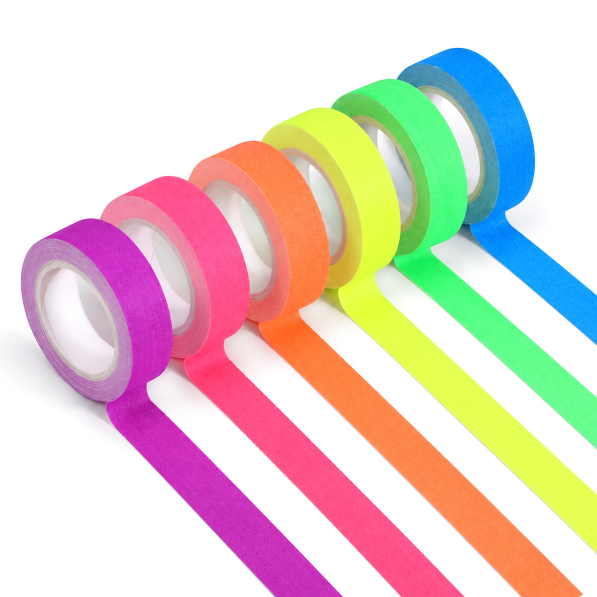6 Pack Spike Tape Multi Colored Gym Floor Tape 1/2 Inch X 11 Yards