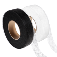EupHHonycs 1 Inch Iron Hemming Tape, 2 Rolls 140 Yards No Sewing Hem Tape Iron on Stitch Witchery Tape, Adhesive No Sewing Hemming Tape Stitch Witchery Tape for Curtain Clothes Crafting Projects