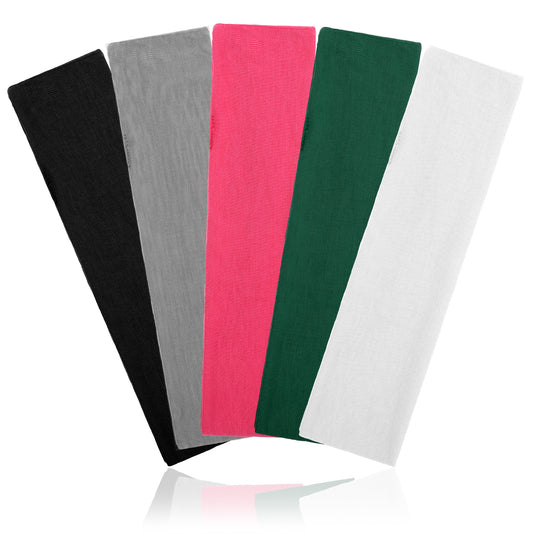 3PCS Headbands for Women Non Slip Elastic Sweat Hairbands Cloth Headbands for Women Non Slip Soft Fabric Thin Head Band, Sweat Hairbands for Women for Workout Yoga Running