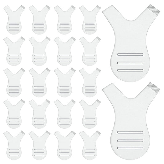 100Pcs Y Comb Lash Lift Brush Y Lash Lift Tool Eyelash Perming Brush Y Shape Eyelash Brush Y Comb Eyelash Lift Brush Comb Lash Perm Lift Brush for Lash Grafting Eyelash Extension (Clear Color)