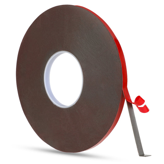 salbsever Double Sided Tape, Waterproof Foam Tape 0.39 in x 108 Ft Heavy Duty Mounting Adhesive Tape for Office Decorations Home Decor LED Strip Lights