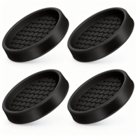 Zyghjort 4 PCS Rubber Feet for Furniture, Sofa Feet Protectors for Wooden Floors, Furniture Cups, Sofa Leg Floor Protectors – Non-slip Carpet Protector Cups for Home Use