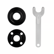 Angle Grinder Wrench Kit, 5" 5/8-11 Metal Grinder Wrench with 2 Angle Grinder Lock Nut Universal Angle Grinder Replacement Attachments