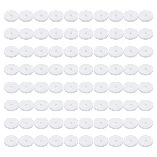 80 Pcs Piercing Disc for Piercing Bump, 7mm Clear Silicone Earrings Backs No Pull Piercing Disc Stabilize Earlobe Earring Support Patches for Keloids Belly Piercing Button Kit Nose Piercing Bump