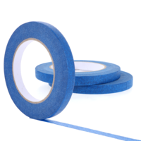 Xthrotsenk 3 Rolls Blue Painters Tape Masking Tape for Painting 1/2 Inch 55 Yards Paint Tape Blue Masking Master Tape Painter's Drafting Tape Multi Use Masking Scrapbooking Tape