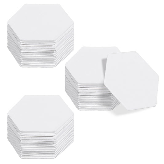 300 PCS Paper Piecing Paper for Quilting, Hexagon Paper Piecing Templates White Paper Piecing Shapes Hexagon Quilting Templates Patchwork Template Paper Piecing Supplies for Quilting Sewing Craft DIY