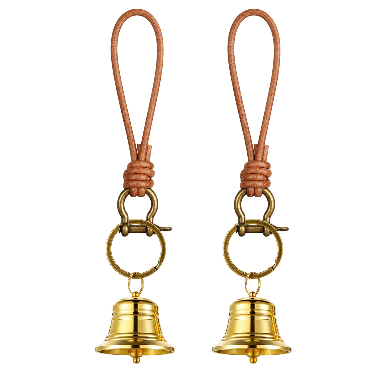 Brass Hanging Bells for Door Knob Medium Bells Decoration