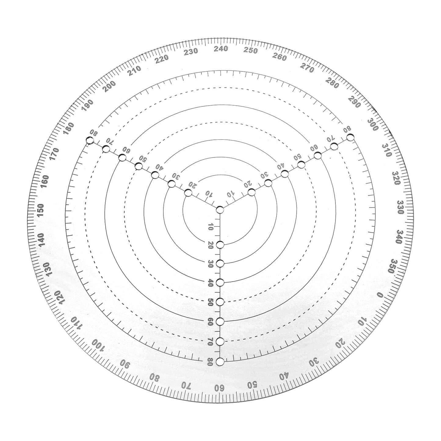 Round Center Finder Compass Wood Turning Lathe Tools Clear Acrylic Lathe Centering Tool Woodworking Circle Tool Circle Gauge for Drawing Circles Lathes Work and Woodturners