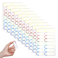 160 Pcs Daycare Labels Waterproof Name Label Baby Bottle Label for Daycare Reusable Bottle Labels for Daycare Lunch Box School Supplies and Water Bottles