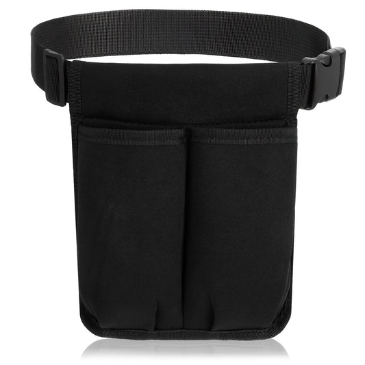 Massage Oil Bottle Bag for 2 Bottles Adjustable Massage Lotion Durable Massages Oil Bag and Adjustable Heavy Duty Strap for Massages Therapist (Black)