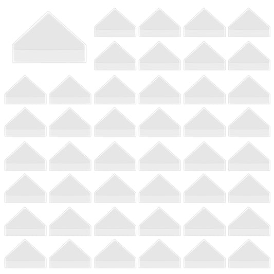 20 Sheets 2040 Pcs Clear Photo Corner Stickers, Self Adhesive PVC Paper Photos Mounting Corners for DIY Scrapbooking Personal Diary Photo Album