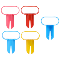 5 Pcs Balloon Tie Tool Colorful Balloon Tying Tool Device Plastic Balloon Knot Tool Balloon Party Supplies for Knotting Balloon Wedding Birthday Party Column Arch, 5 Colors