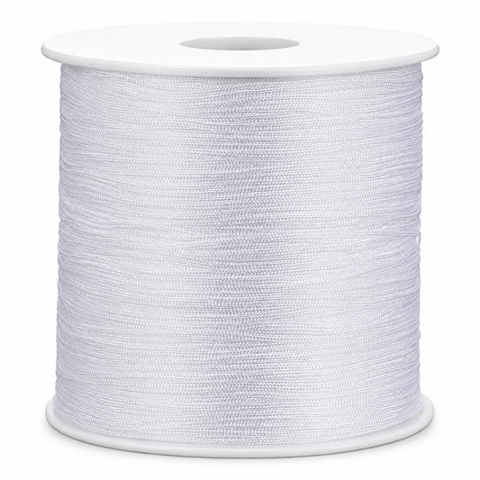 0.8mm x 100m White Nylon Cord Nylon Satin Cords