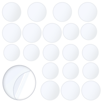 20 PCS Waterproof Double Sided Tape for Shower White Round Double Sided Adhesive Discs, Shower Adhesive Stickers for Head Holder, Wall Hanging, Decoration, DIY, Strong Adhesion (2.36 Inch, 2.17 Inch)