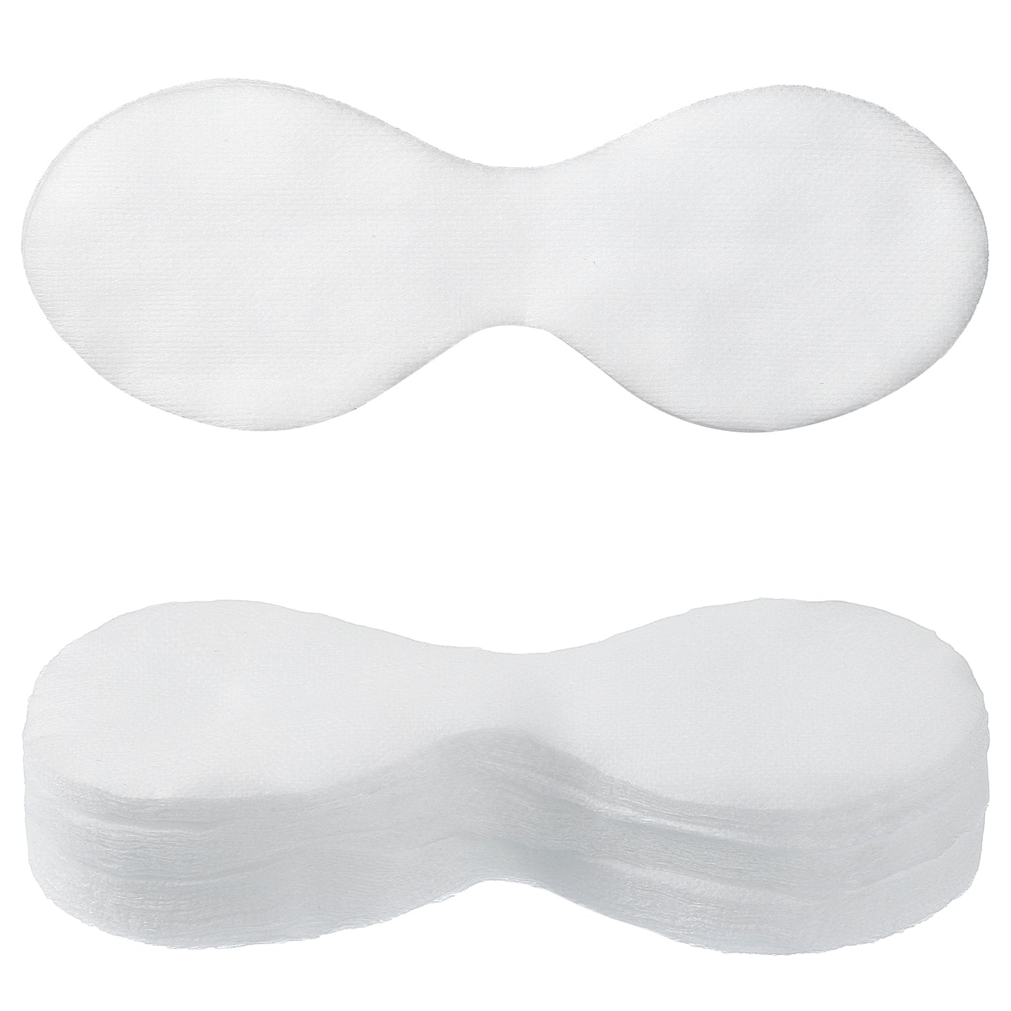 100 Pcs Disposable Paper Eye Pads, Non Woven Eyes Care Covers Diy Clear Eye Mask Paper Mask Spa Eyes Pad Sheet Nose Face Pads for Skincare Spa Wrap Retention Home