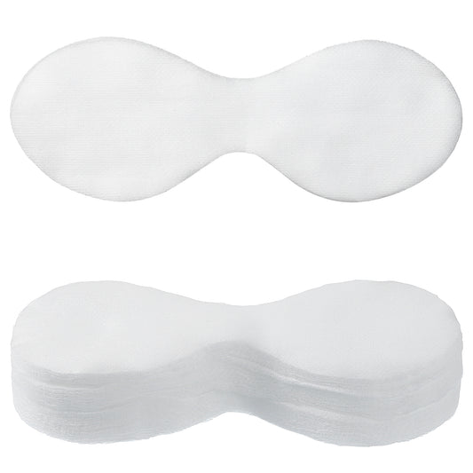 100 Pcs Disposable Paper Eye Pads, Non Woven Eyes Care Covers Diy Clear Eye Mask Paper Mask Spa Eyes Pad Sheet Nose Face Pads for Skincare Spa Wrap Retention Home