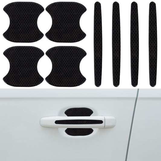 EupHHonycs 8PCS Car Door Handle Scratch Protectors Self-Adhesive Scratch Collision Protection Sticker Car Door Handle Sticker Protective Film for Cars Universal Trim for Door Handles on Trucks, SUV