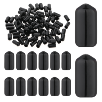 200 Piece Pourers Dust Covers Olive Oil Liquor Bottle Pour Spout Covers Black Pourer Cap Rubber Caps Pour Dispenser Spout Dust Covers for Liquor Bottle Oil Bottle Spout(Not Include The Spout)