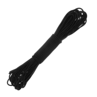 3/32 Inch Elastic Cord (2mm), 40 Feet Black Elastic String Cord Heavy Duty Bungee Shock Cords Elastics Paracord Bungee Stretch Rope for DIY Sewing, Camping, Outdoor Activities(Black)