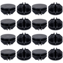 20Pcs Cube Connectors Black Plastic Connector Plastic Grid Cube Organizer Connector for Modular Closet Storage Organizer and DIY Wire Cube Storage Unit