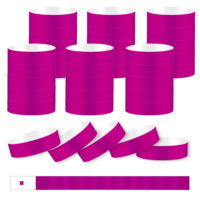 100 Pcs Purple Paper Event Wristbands Waterproof VIP Arm Bands Resistant Paper Bracelets Custom Wristbands for Events, Clubs, Concerts, Music Festival, Admission Party, Identification