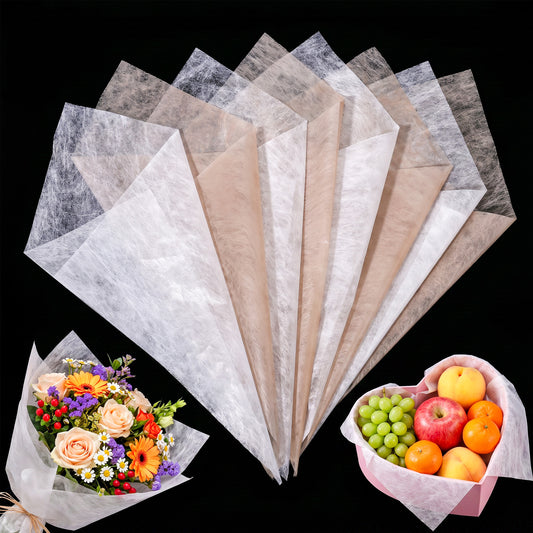 80 Sheets Tissue Flower Wrapping Paper, Korean Cotton Wrapping Flower Paper Non-Woven Floral Wrappings Papers Bouquet, Flowers Bouquet Lining Papers for Gift Bouquets Florist Packaging