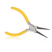 Round Nose Pliers, Precision Jewelry Pliers Mini Safety Wire Pliers Craftsman Pliers Tools with Comfort Grip Handles 5'' Long Round Nose Pliers for Wire Bending DIY Jewelry Crafts Making Supplies