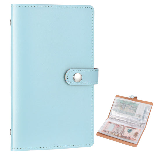 100 Envelopes Money Saving Binder, Savings Challenges Book with Envelope Budget Binders Envelopes Back to School Supplies Challenge Saving Binder Successfully Reach Your Savings Goals (Purple)