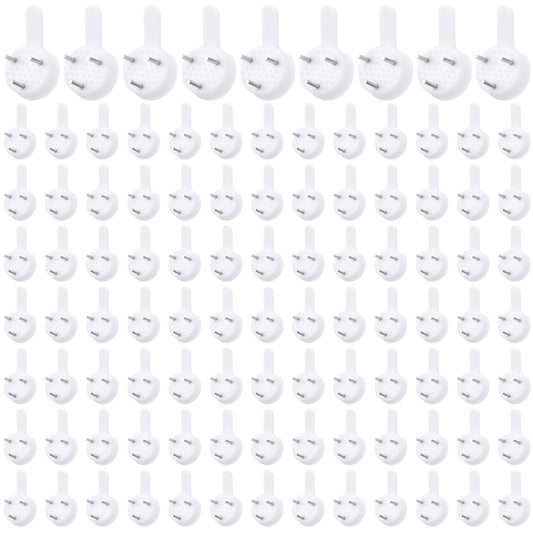 100PCS Non-Mark Hook Plastic Hardwall Hanger Non-Trace Wall Picture Hooks Invisible Concrete Nail Hard Wall Hooks Photo Frame Nail Traceless Hook for Hardware, Fasteners