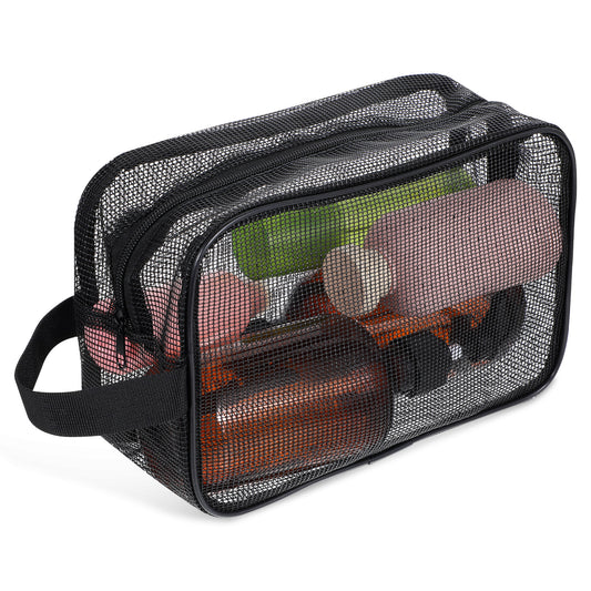 Mesh Shower Bags for Men Women, Mesh Toiletry Bags Gym Shower Caddy Bag Bathroom Caddy Portable Wash Bags Toiletry Organizer Tote for Portable Travel Bathroom Gym Camping Dorm Room