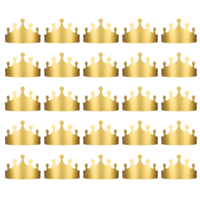 FdcLixuvol Gold Paper Crowns, 20 Pcs Golden King Crown Paper Crowns for Kids and Adults Foldable Party Crown Hat for Birthday Celebration Baby Shower Photo Props Wedding Anniversary (Matte Finish)