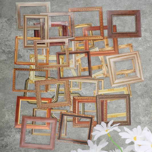 Frame Stickers, 180 Pcs Vintage Picture Frame Stickers for Scrapbooking Decorative Window Frames Decals for DIY Crafts Junk Journal Scrapbook Album Decor