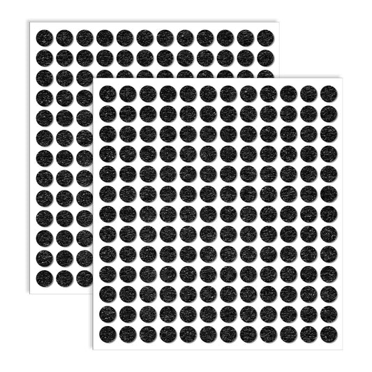 312PCS Furniture Pads Floor Protectors, Anti Scratch Floor Protectors Super Sticky Felt Pads Furniture Felt Pad Self Adhesive(Black)