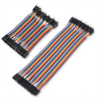120PCS Breadboard Jumper Wires, 10cm+20cm Breadboard Jumper Wire Cable Kit, Male to Female Header Jumpers Wire, Multicolored for Electronic Breadboards, Protoboard and PCB Board