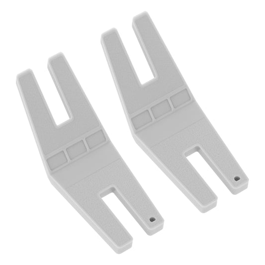 2pcs Hump Jumper Sewing Tools, Hemmer Foot for Sewing, Sewing Tools and Gadgets, Plastic Button Clearance Plate Presser Foot Tool for Chunky Denim and Hemlines, Essential Sewing Accessories