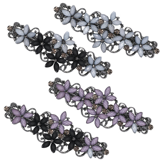 Crystal Rhinestones Hair Barrettes