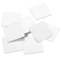20 Pcs Mini Square Acrylic Mirror Tiles 2 x 2 Inch Self Adhesive Mirror Wall Stickers Tiny Mirrors Tiles for DIY Projects Crafts Supplies Wall and Table Decor