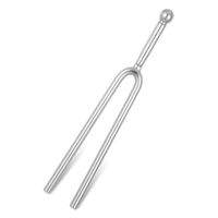 Tuning Fork A 440hz, Metal Stainless Steel Guitar Violin Tuning Forks Tuner Tool Accurate Pitch Pipe for Mandolin Piano Musical Instruments, Silver Tone Generator for Beginners Professionals