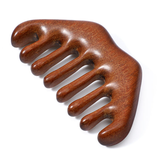 Wooden Scalp Massager, Wooden Comb for Women Hair Growth Hair Scalp Massager Comb Wide Tooth Hair Growth Comb Gua Sha Manual Head Massage Comb Green Sandalwood Comb for Women Men Scalp Relax Hair Care