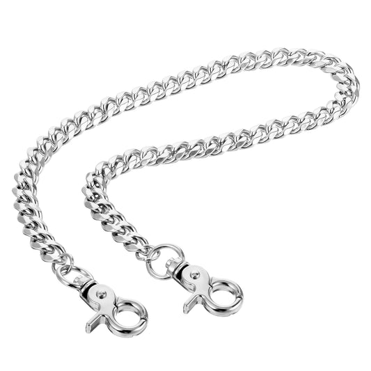 Jeans Chains, Pocket Chain for Pants Heavy Duty Wallet Keychain Punk Gothic Belt Chain Metal Trouser Chain Hip Pop Pants Chain for Women Girls Keychain Wallet Pants Boots Costume Accessories, Silver