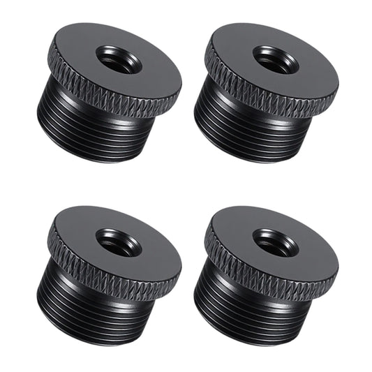 4 Pack Mic Stand Adapter, 1/4 Inch Female to 5/8 Inch Male Screw Stand Adapter for Microphone Camera Tripod Mount